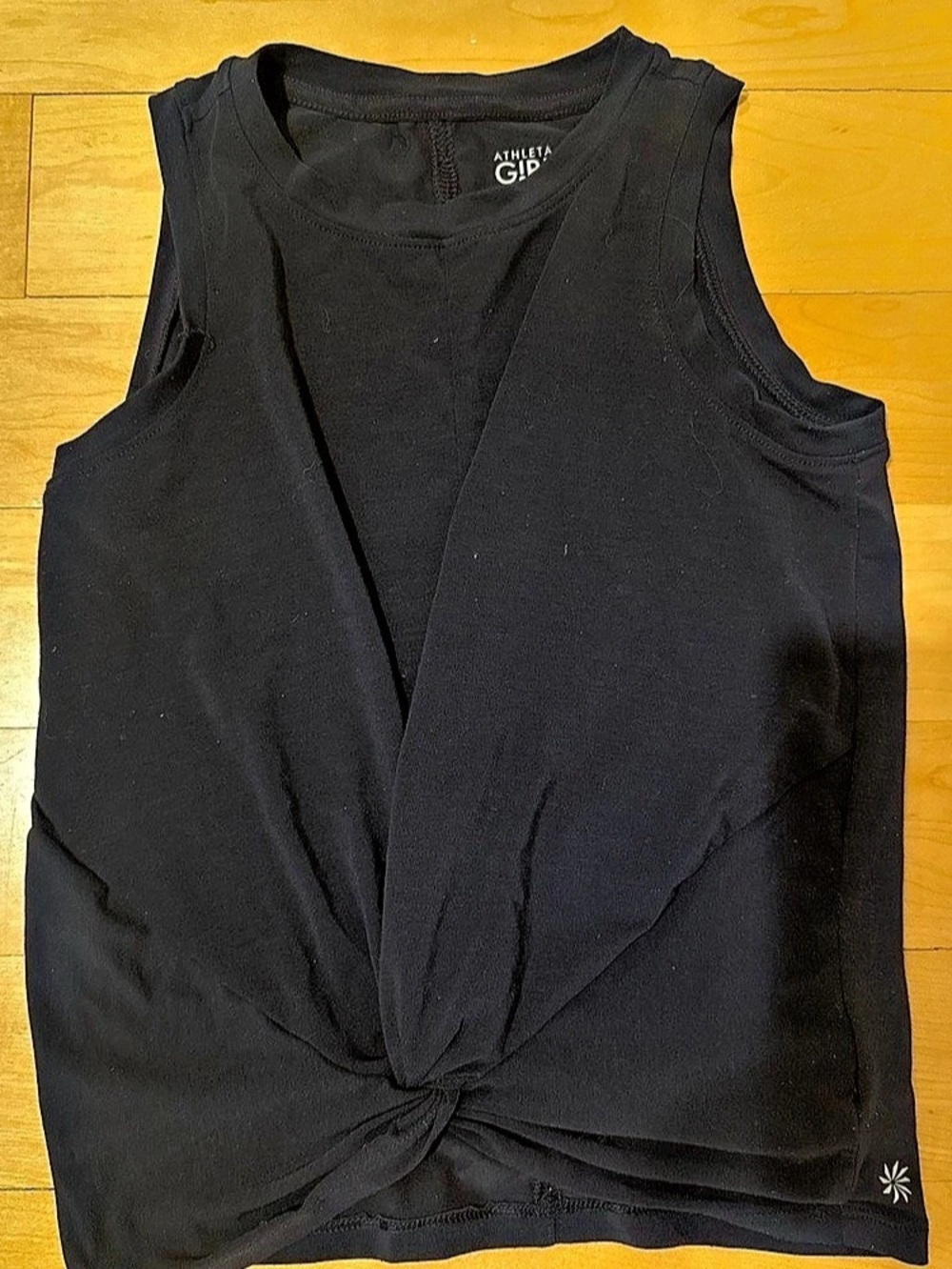 Athleta Girl Twist Around Tank Twist Front Tank in Navy Girls Size 7